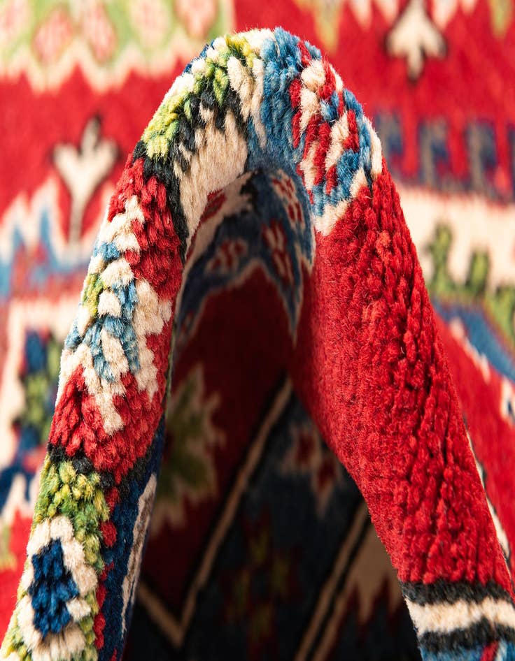 Detail image of  5' 1 x 7' 1  Hand Knotted Kazak Rug