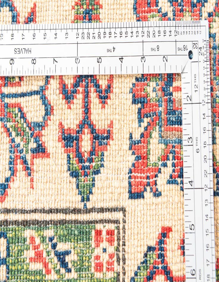 Detail image of  4' 9 x 6' 7  Hand Knotted Kazak Rug