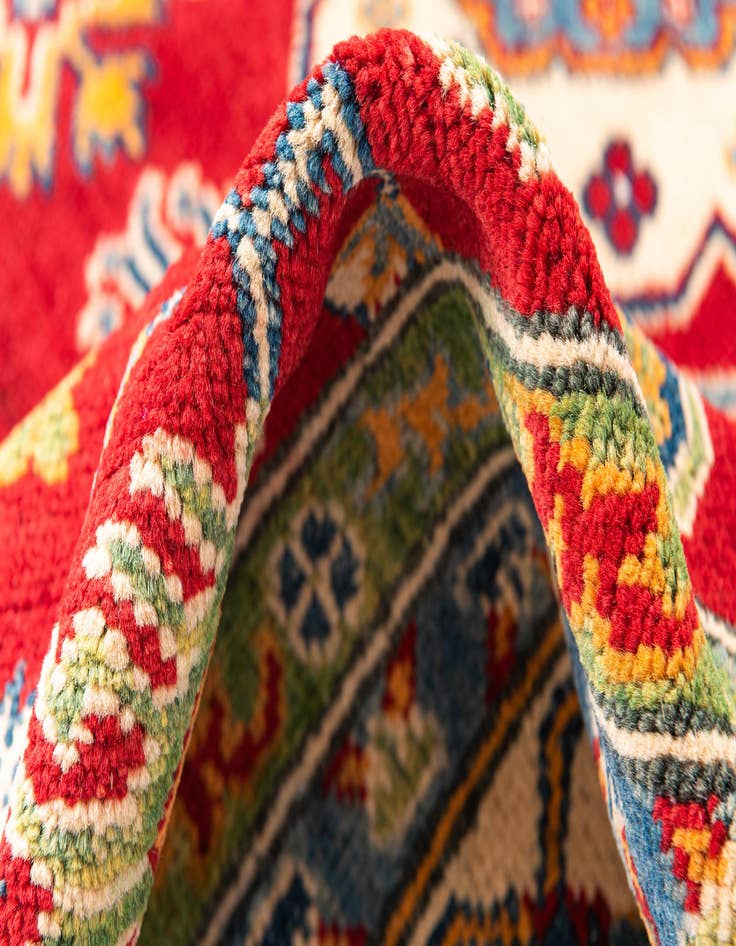 Detail image of  5' 1 x 7' 3  Hand Knotted Kazak Rug