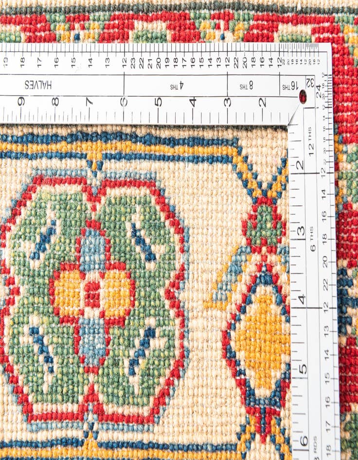 Detail image of  5' 1 x 7' 3  Hand Knotted Kazak Rug