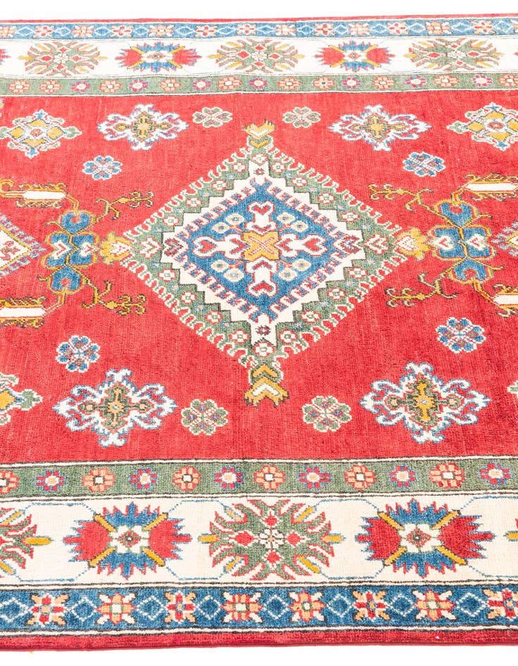 Detail image of  5' x 6' 5  Hand Knotted Kazak Rug