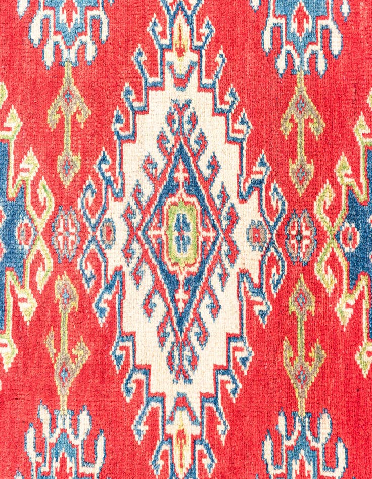 Detail image of  4' 10 x 6' 6  Hand Knotted Kazak Rug