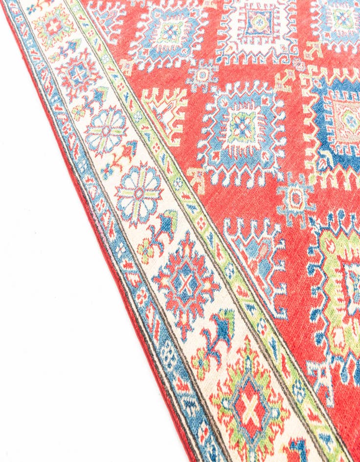 Detail image of  4' 10 x 6' 6  Hand Knotted Kazak Rug