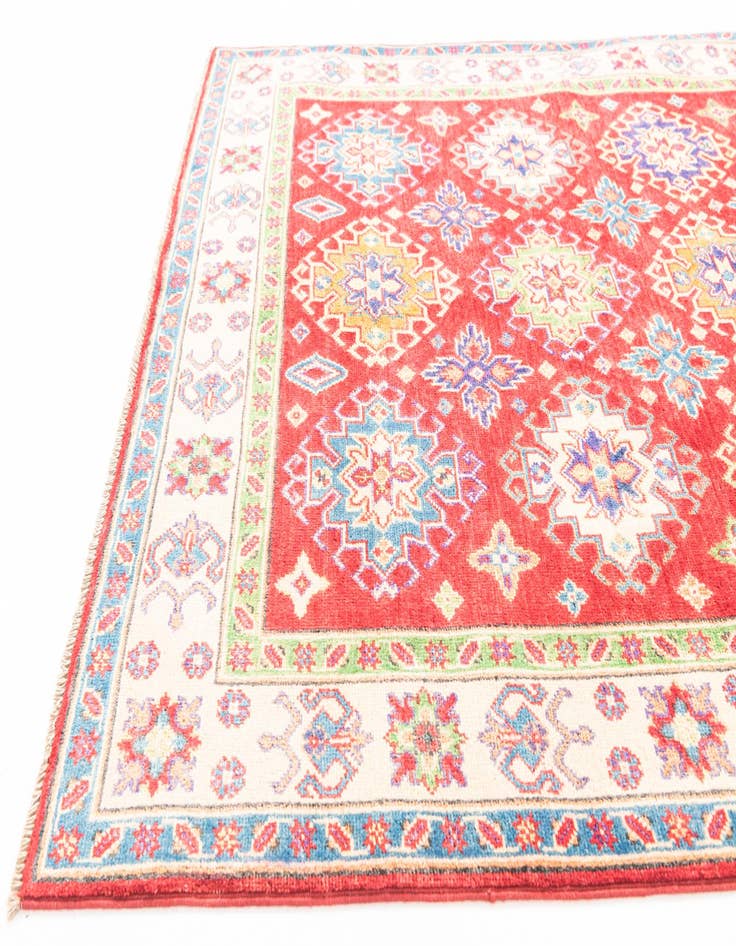 Detail image of  5' x 7'  Hand Knotted Kazak Rug