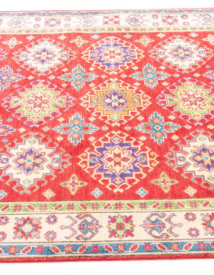 Detail image of  5' x 7'  Hand Knotted Kazak Rug