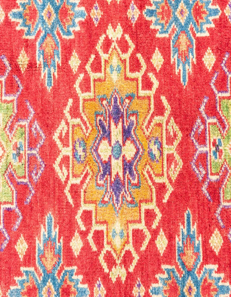 Detail image of  5' x 7'  Hand Knotted Kazak Rug