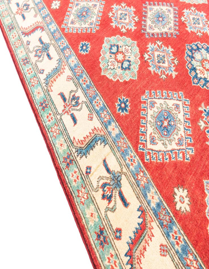 Detail image of  5' x 6' 9  Hand Knotted Kazak Rug