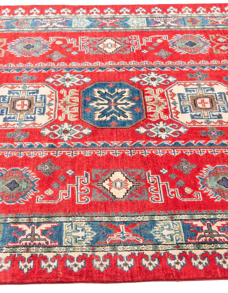 Detail image of  5' x 7'  Hand Knotted Kazak Rug