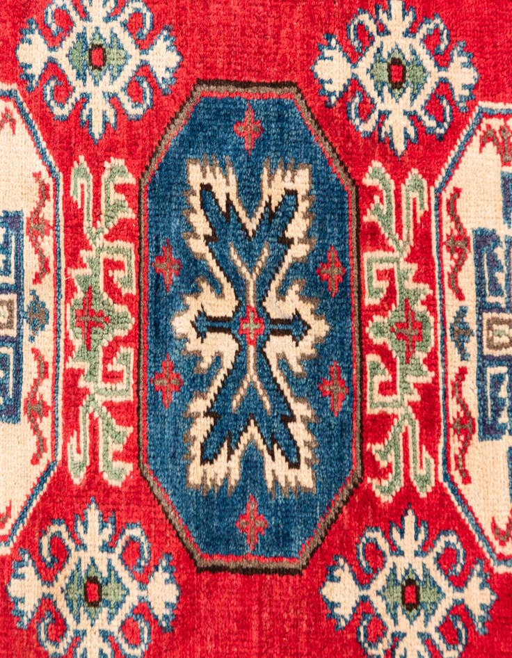 Detail image of  5' x 7'  Hand Knotted Kazak Rug