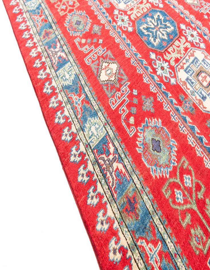 Detail image of  5' x 7'  Hand Knotted Kazak Rug