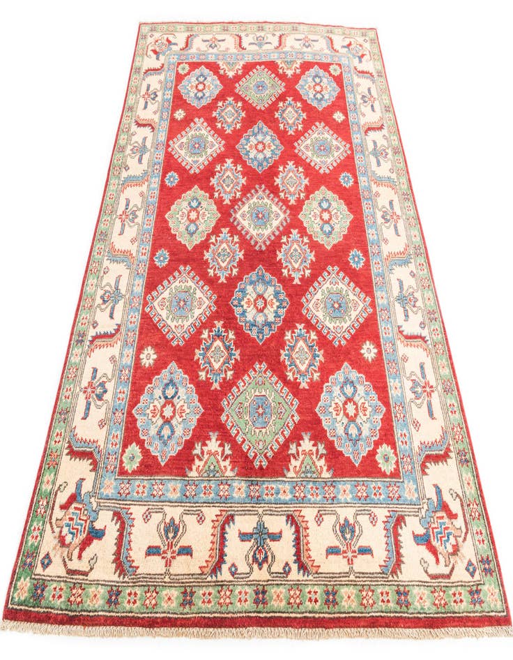 Detail image of  5' x 6' 10  Hand Knotted Kazak Rug