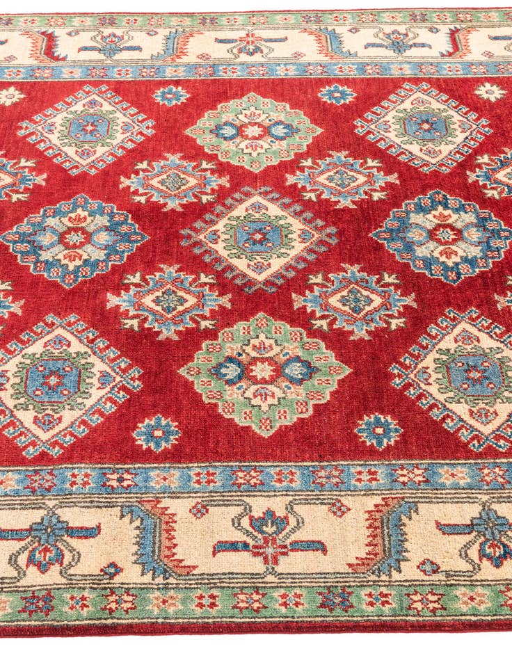 Detail image of  5' x 6' 10  Hand Knotted Kazak Rug