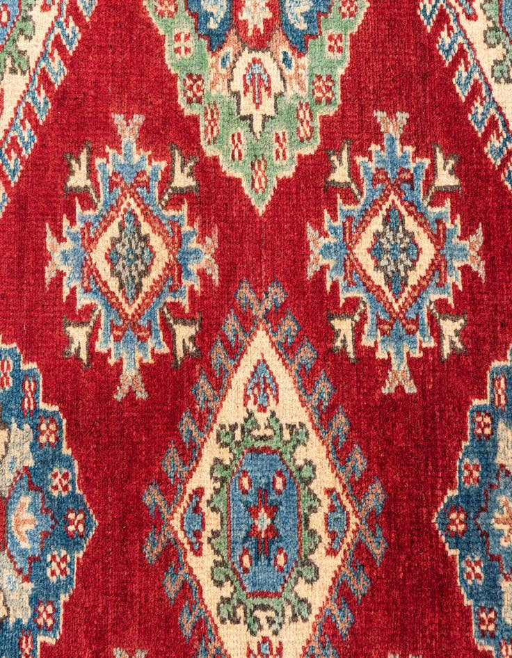 Detail image of  5' x 6' 10  Hand Knotted Kazak Rug