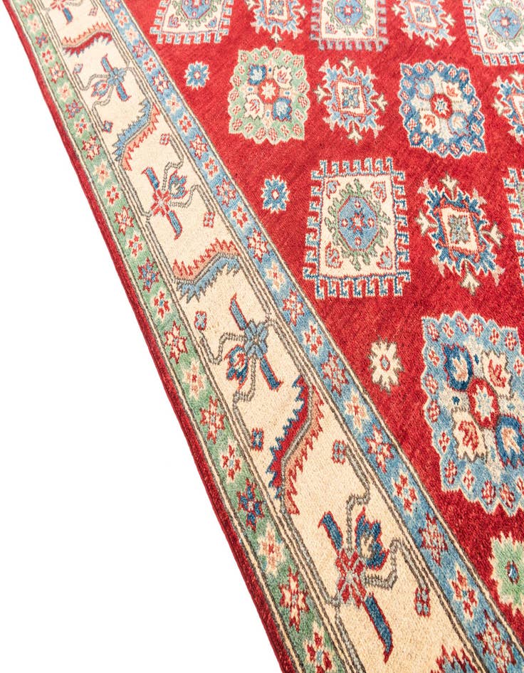 Detail image of  5' x 6' 10  Hand Knotted Kazak Rug