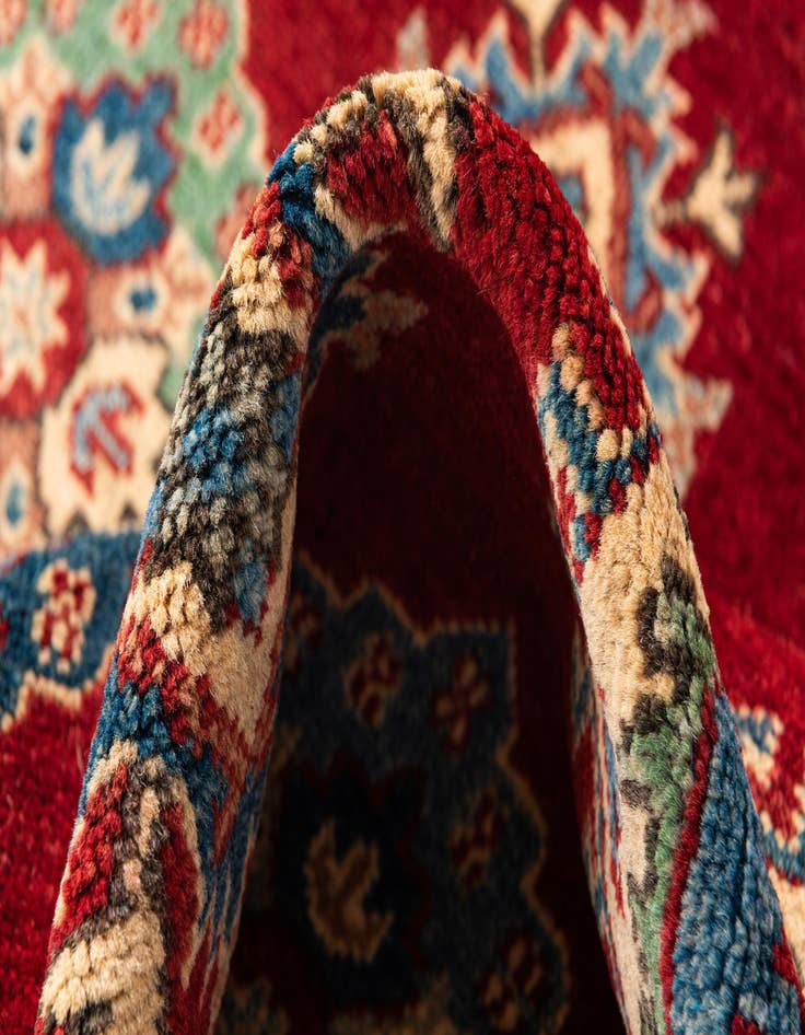 Detail image of  5' x 6' 10  Hand Knotted Kazak Rug
