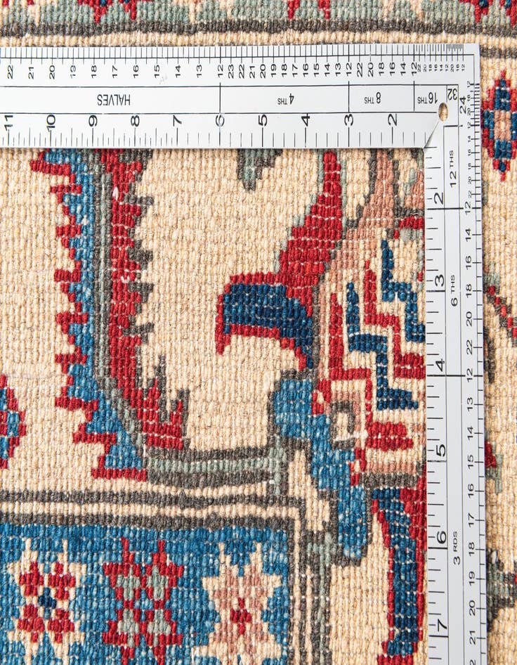 Detail image of  5' x 6' 10  Hand Knotted Kazak Rug