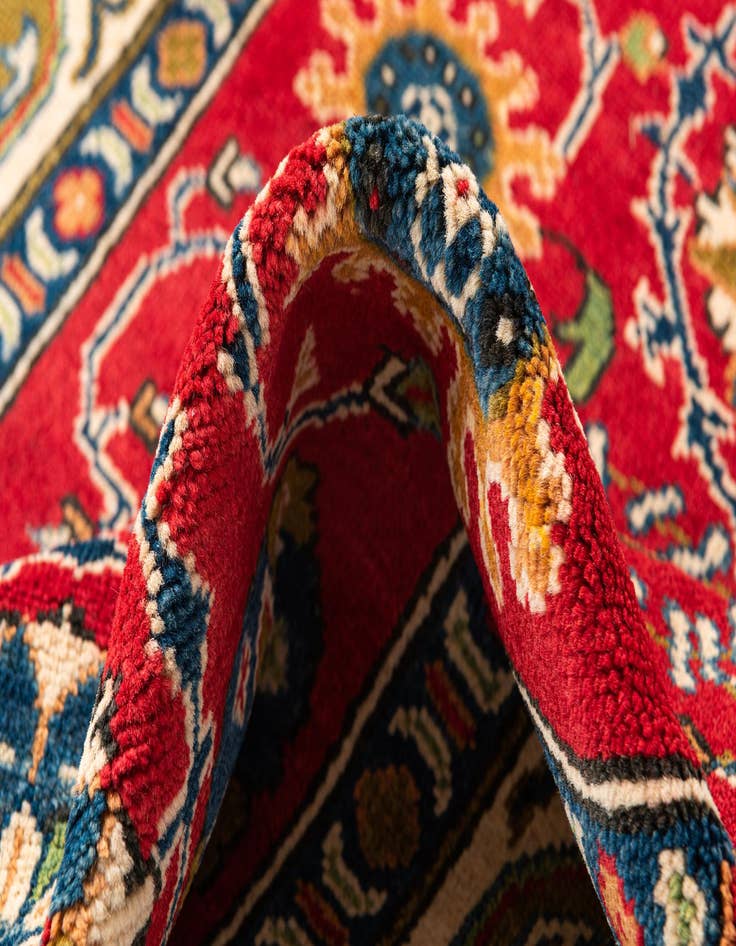 Detail image of  4' 10 x 6' 7  Hand Knotted Kazak Rug