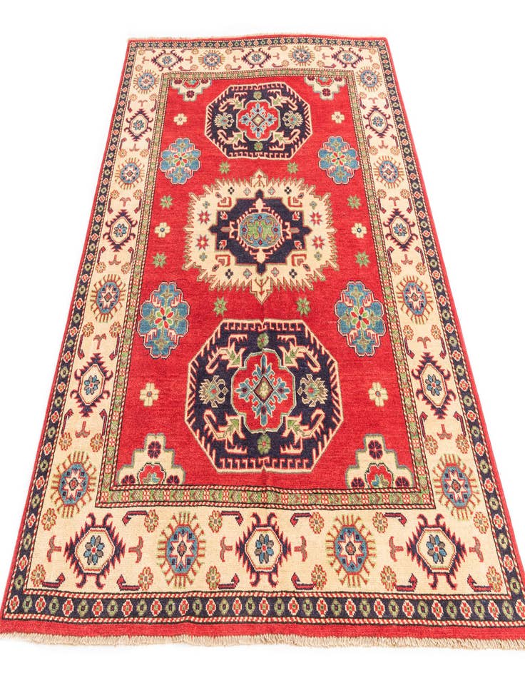 Detail image of  5' 1 x 6' 6  Hand Knotted Kazak Rug