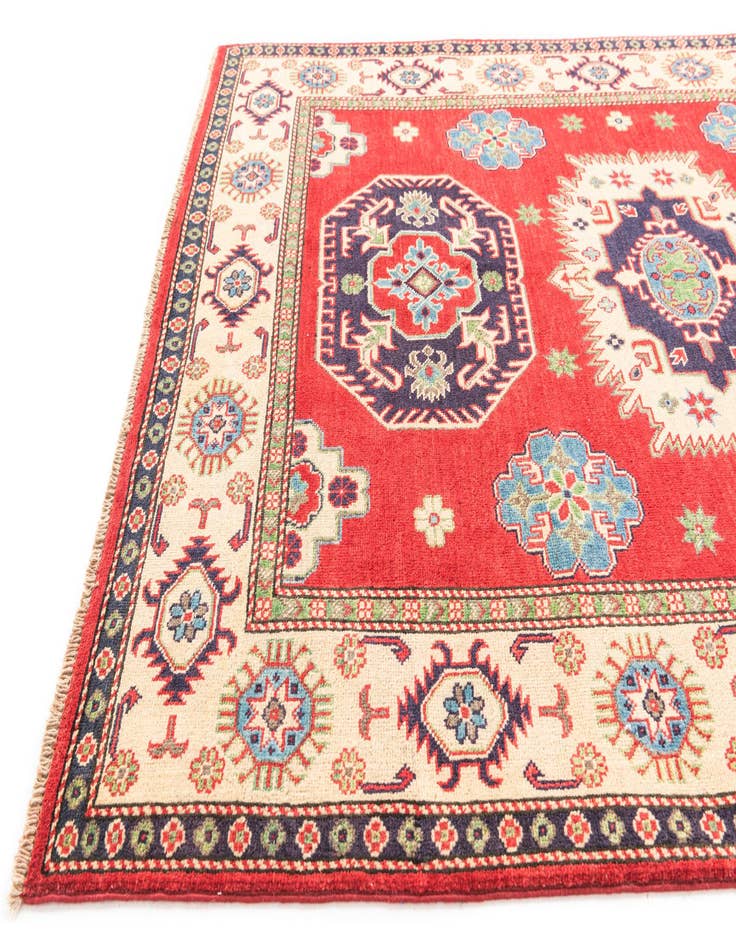 Detail image of  5' 1 x 6' 6  Hand Knotted Kazak Rug