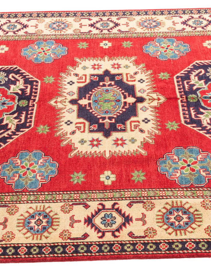 Detail image of  5' 1 x 6' 6  Hand Knotted Kazak Rug