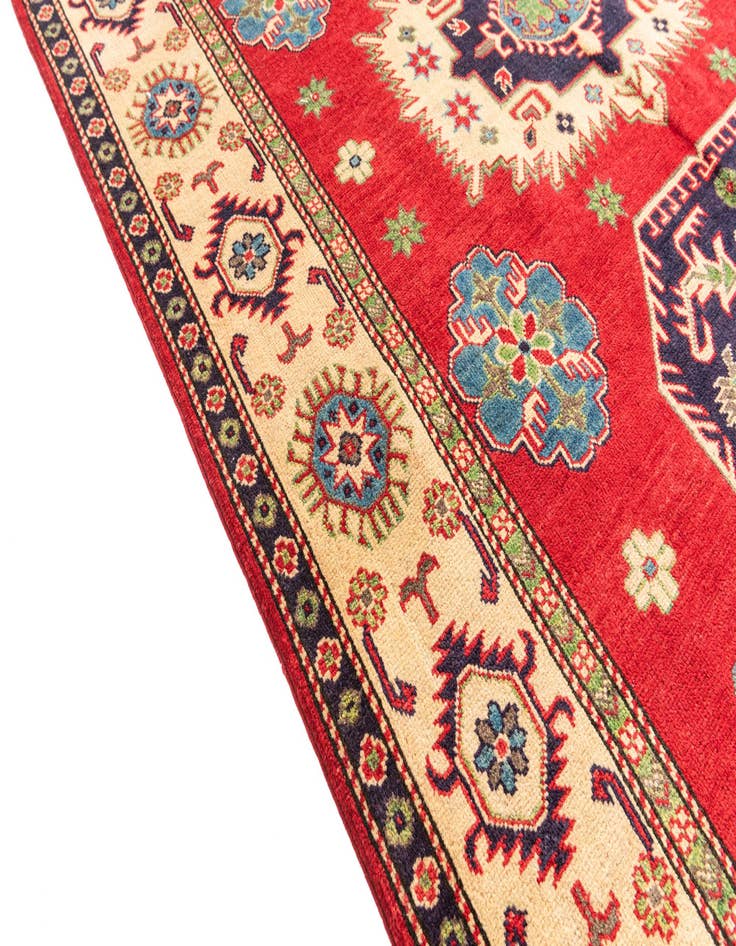 Detail image of  5' 1 x 6' 6  Hand Knotted Kazak Rug