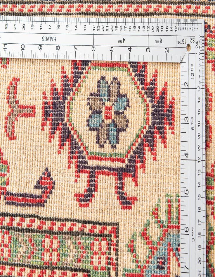 Detail image of  5' 1 x 6' 6  Hand Knotted Kazak Rug