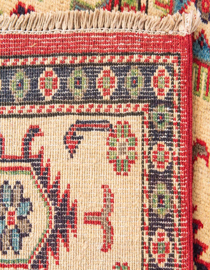 Detail image of  5' 1 x 6' 6  Hand Knotted Kazak Rug