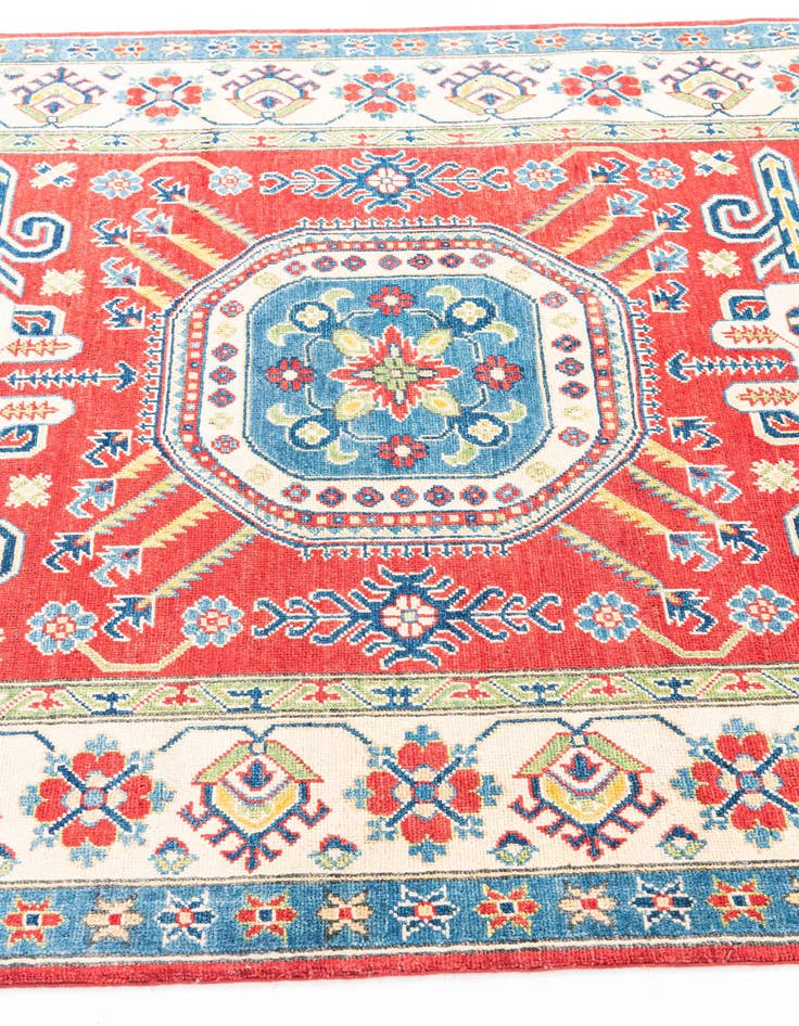 Detail image of  5' 1 x 6' 10  Hand Knotted Kazak Rug