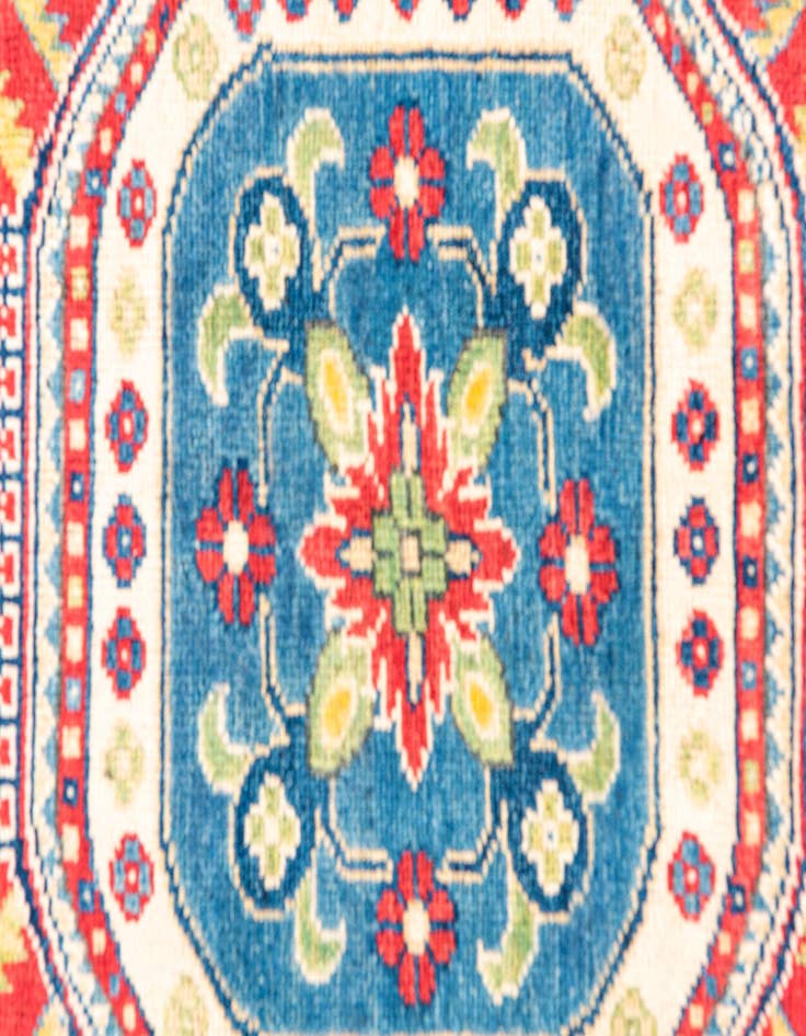 Detail image of  5' 1 x 6' 10  Hand Knotted Kazak Rug