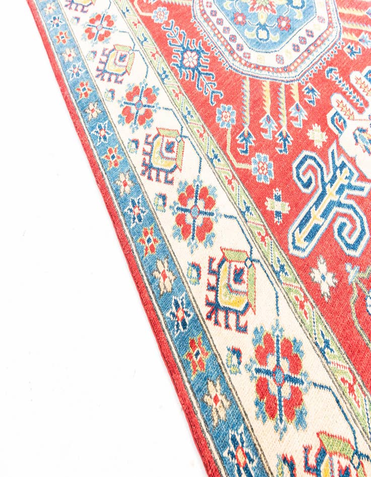 Detail image of  5' 1 x 6' 10  Hand Knotted Kazak Rug