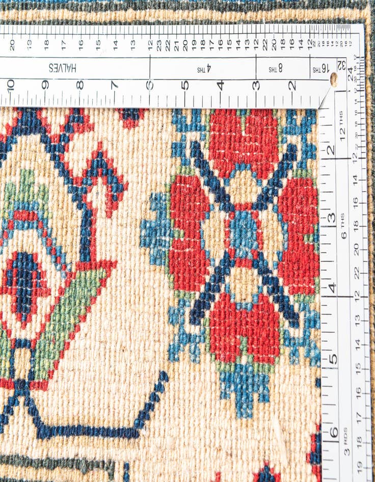 Detail image of  5' 1 x 6' 10  Hand Knotted Kazak Rug