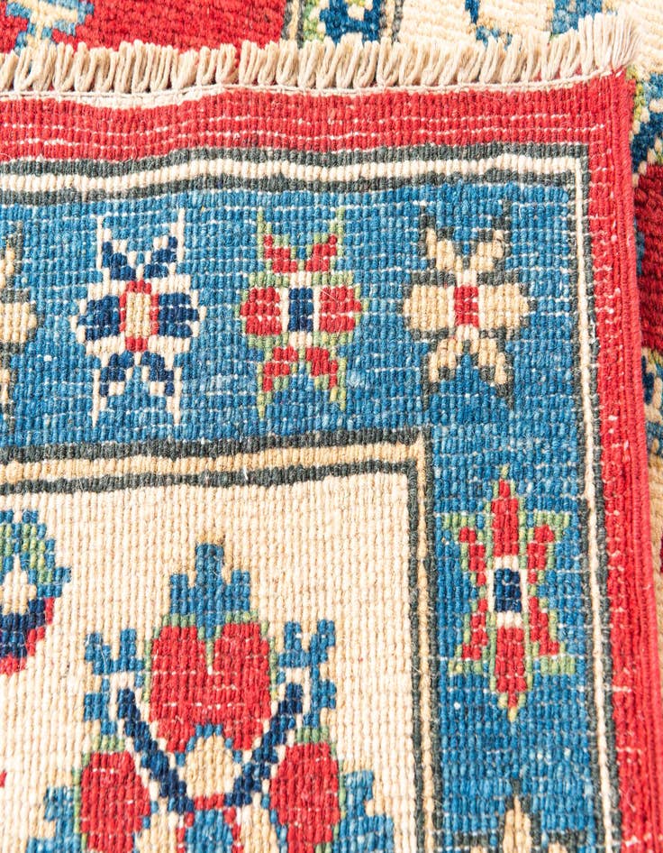 Detail image of  5' 1 x 6' 10  Hand Knotted Kazak Rug