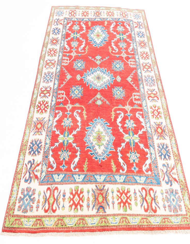 Detail image of  5' x 7'  Hand Knotted Kazak Rug