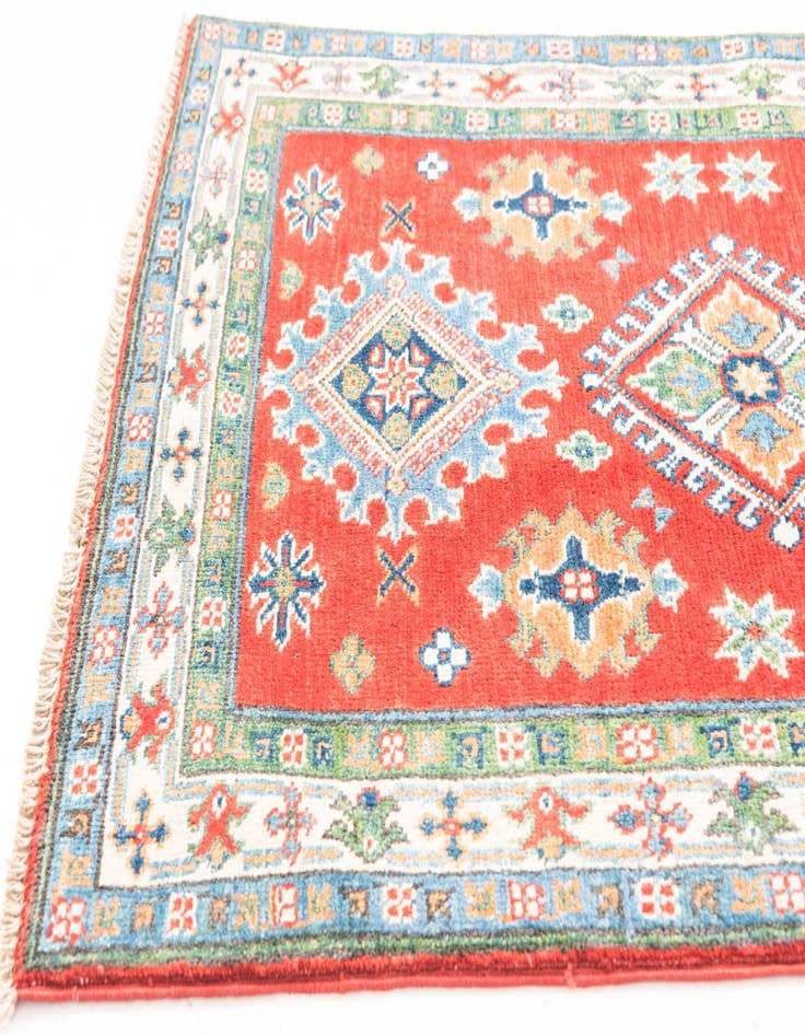 Detail image of  2' 8 x 4' 3  Hand Knotted Kazak Rug