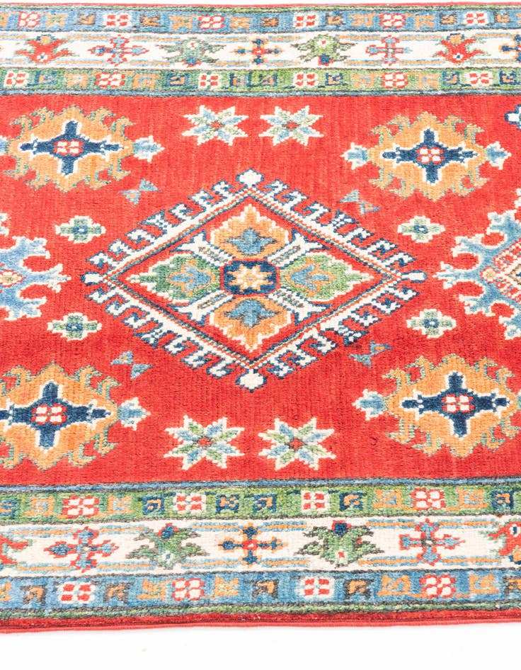 Detail image of  2' 8 x 4' 3  Hand Knotted Kazak Rug