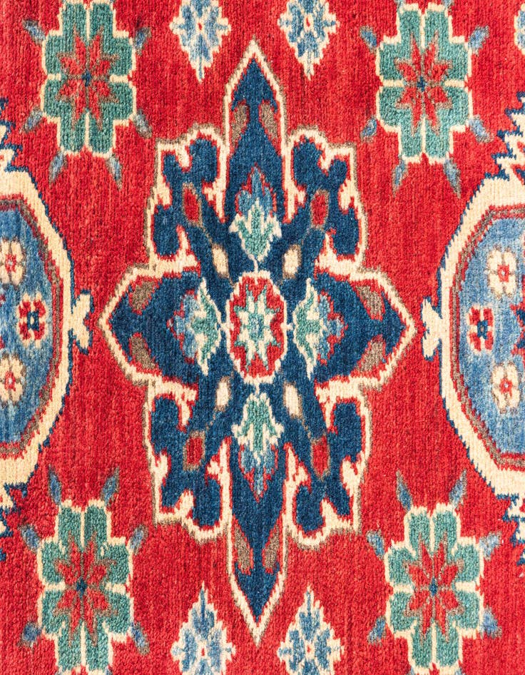 Detail image of  2' 9 x 4' 3  Hand Knotted Kazak Rug