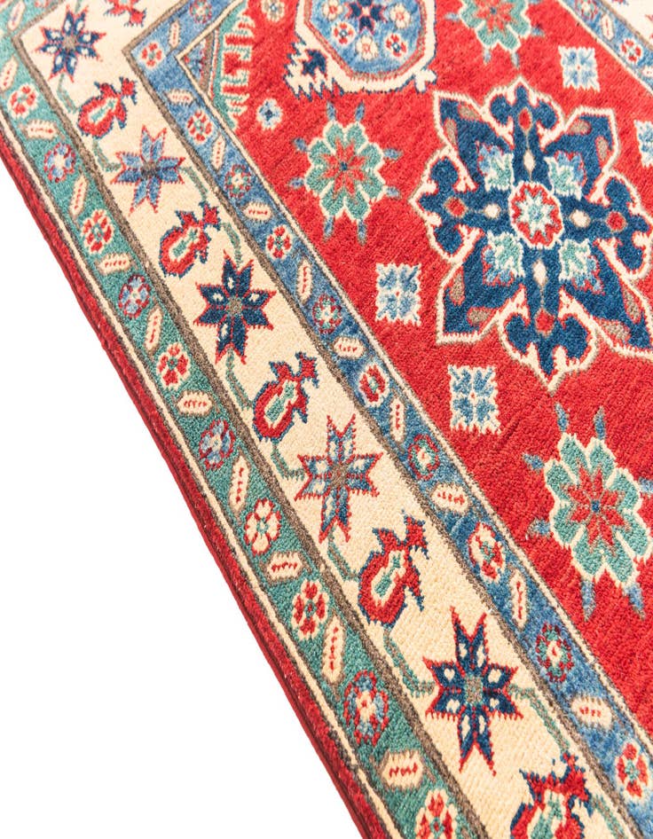 Detail image of  2' 9 x 4' 3  Hand Knotted Kazak Rug