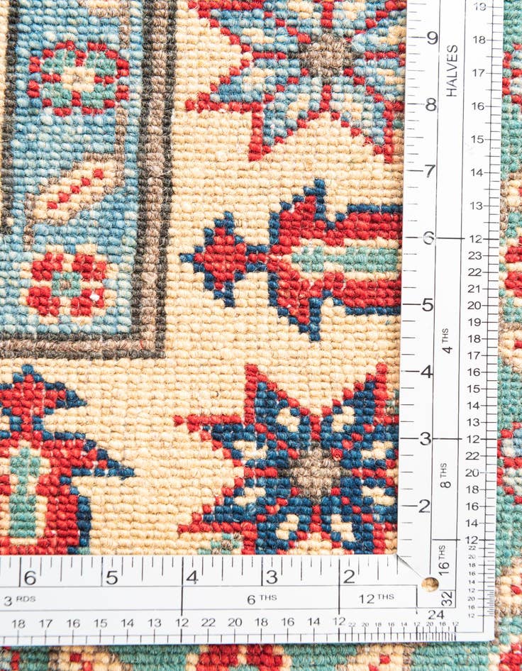 Detail image of  2' 9 x 4' 3  Hand Knotted Kazak Rug