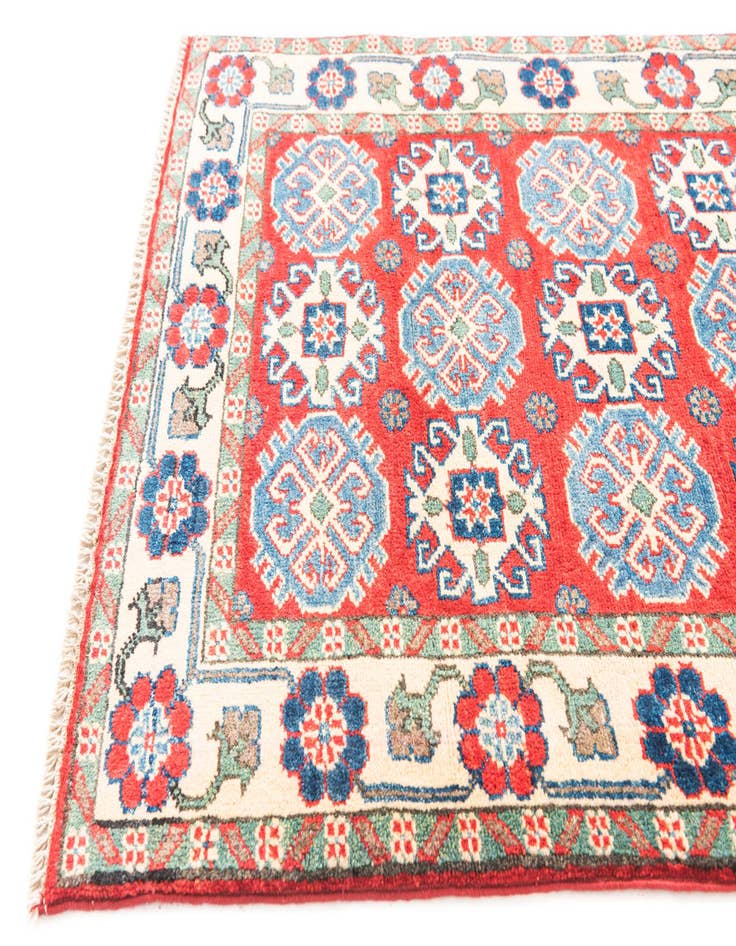 Detail image of  2' 9 x 4'  Hand Knotted Kazak Rug