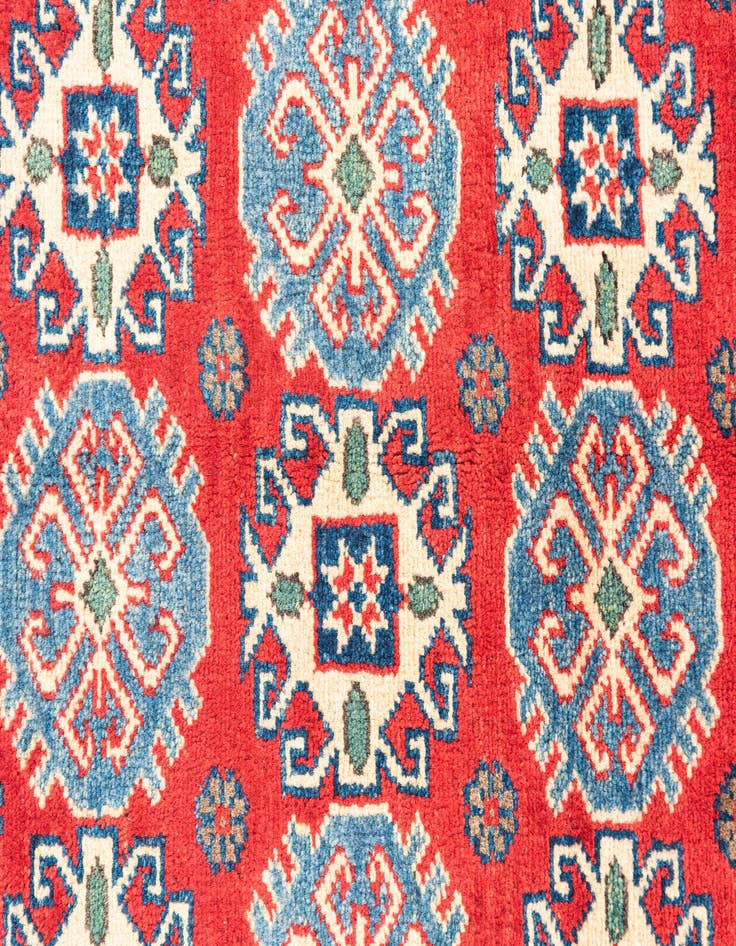 Detail image of  2' 9 x 4'  Hand Knotted Kazak Rug