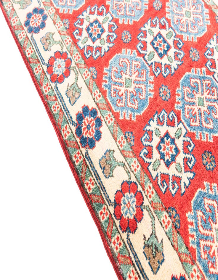 Detail image of  2' 9 x 4'  Hand Knotted Kazak Rug