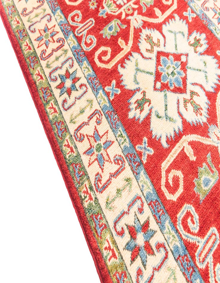 Detail image of  2' 8 x 4' 3  Hand Knotted Kazak Rug