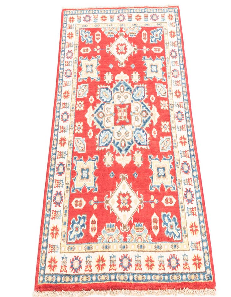 Detail image of  2' 8 x 4'  Hand Knotted Kazak Rug