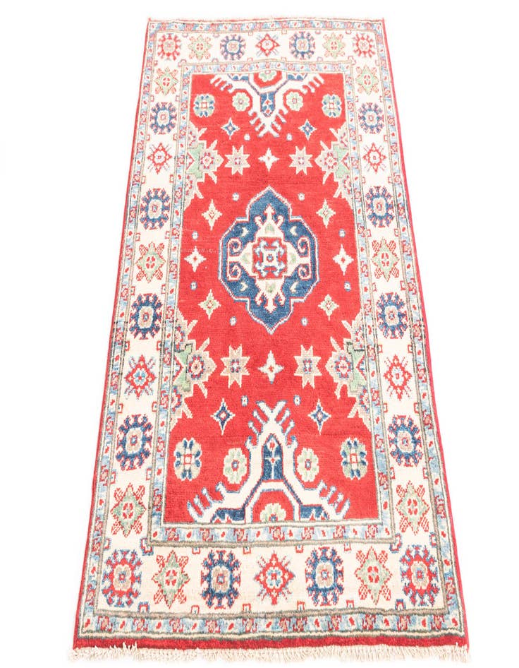 Detail image of  2' 9 x 4' 3  Hand Knotted Kazak Rug