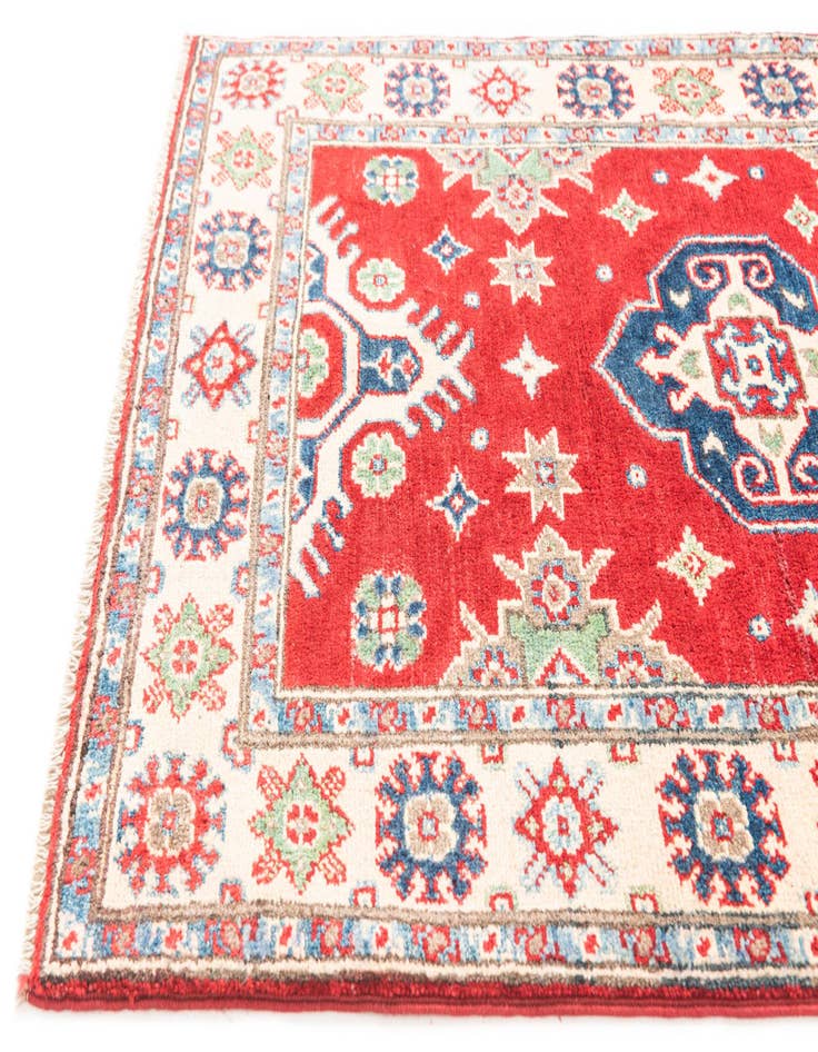 Detail image of  2' 9 x 4' 3  Hand Knotted Kazak Rug