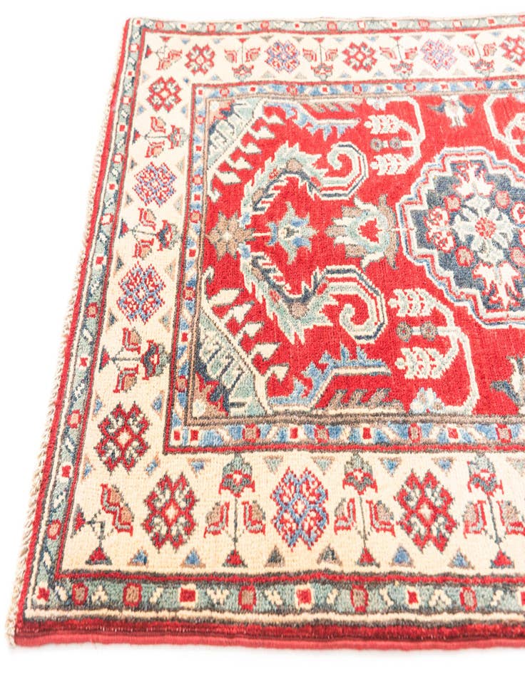 Detail image of  2' 9 x 4' 2  Hand Knotted Kazak Rug