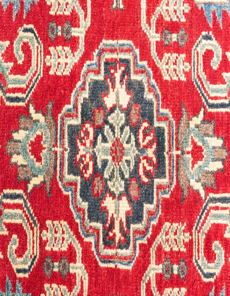 Detail image of  2' 9 x 4' 2  Hand Knotted Kazak Rug