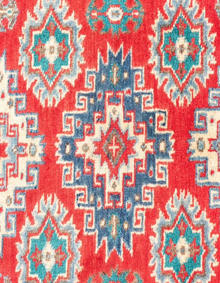 Detail image of  2' 7 x 4' 3  Hand Knotted Kazak Rug