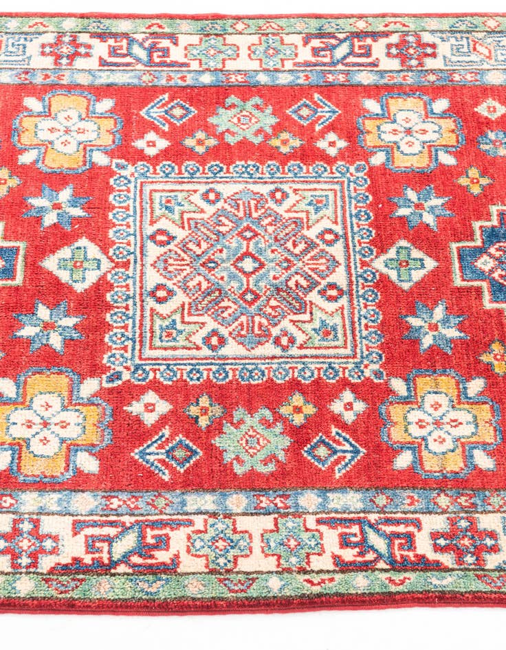 Detail image of  2' 10 x 4' 1  Hand Knotted Kazak Rug