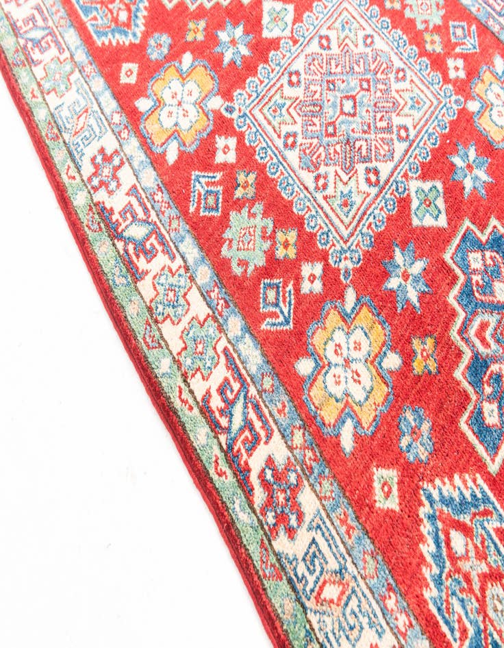 Detail image of  2' 10 x 4' 1  Hand Knotted Kazak Rug